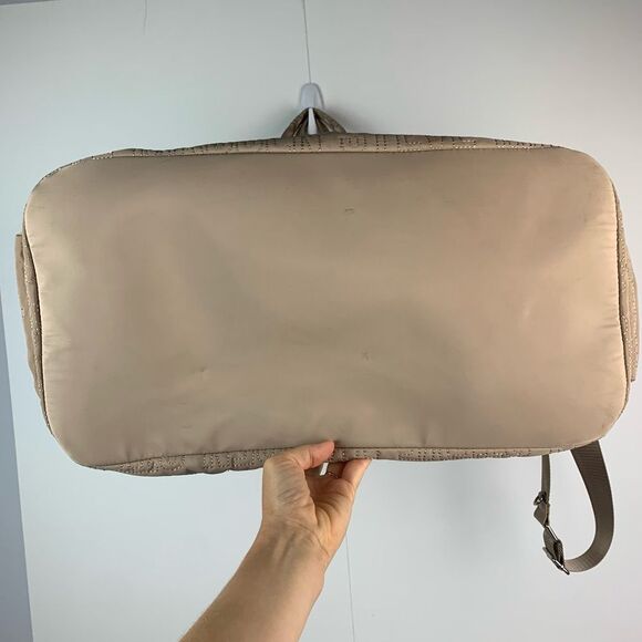 NWT Steve Madden Sand Bnyla weekender oversized tote bag large luggage logo - Picture 5 of 11